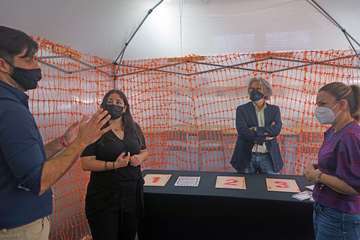 Noemí Santana aborda con Yrichen en Telde las adicciones tecnológicas de los jóvenes/Acfi Press.