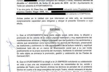 Documentos hechos públicos este jueves por Ciuca/TA.