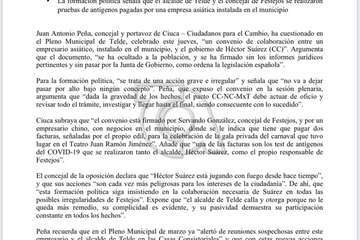 Documentos hechos públicos este jueves por Ciuca/TA.