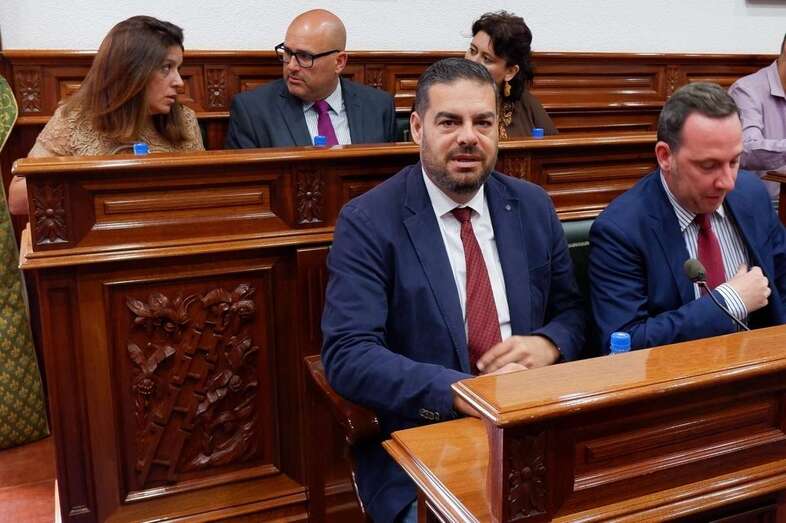 Imagen de archivo de ediles de NC Telde en el Pleno municipal / TA