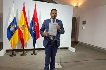 Héctor Suárez deja la Alcaldía de Telde/Francisco Javier Santana.