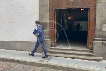 Héctor Suárez deja la Alcaldía de Telde/Francisco Javier Santana.