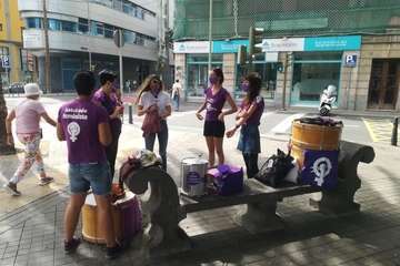 Marcha en la capital grancanaria por la libertad del pueblo saharaui/TA.
