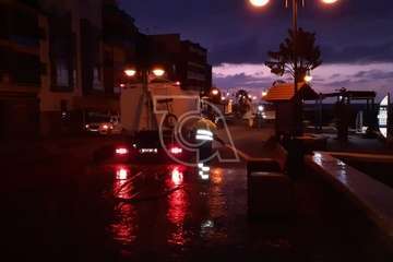 Limpieza de las playas de Telde tras la Noche de San Juan/TA.