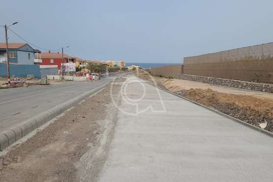 Obras del ensanche de la carretera antigua de Melenara/TA.

