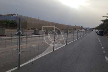 Obras del ensanche de la carretera antigua de Melenara/TA.
