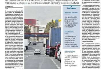 Noticias publicadas por La Provincia con titulares sobre el PGO durante el mes de junio/TA.
