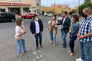 CC visitó este miércoles varios puntos del municipio y celebró una ejecutiva ampliada en Telde/TA.