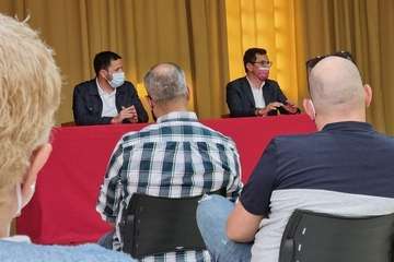 CC visitó este miércoles varios puntos del municipio y celebró una ejecutiva ampliada en Telde/TA.