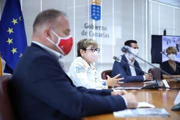 Alejandro Ramos, en la presentación de la campaña de seguridad en el sector de la construcción/TA y Acfi Press.