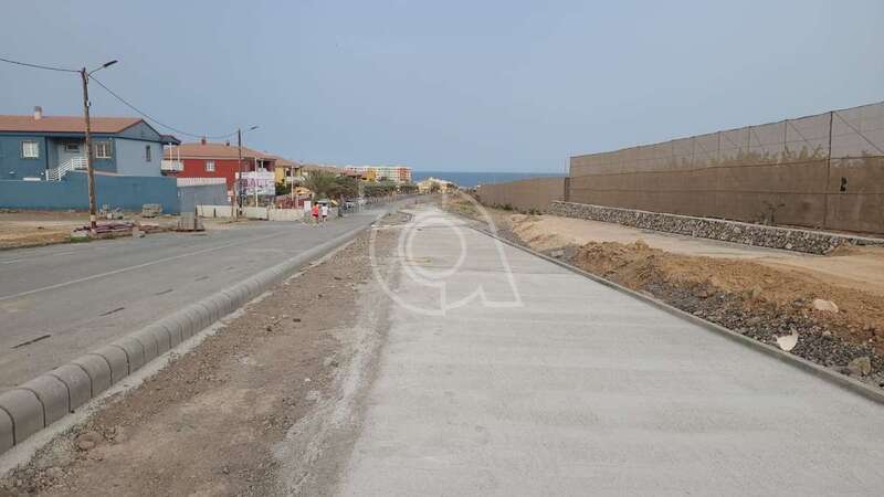 Obras inconclusas de ampliación de la carretera de Melenara/TA.