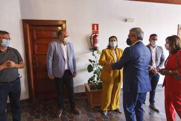 Visita oficial a Telde de Román Rodríguez, vicepresidente del Gobierno de Canarias/TA y Acfi Press.