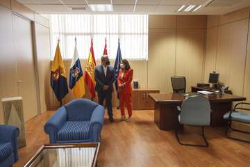 Visita oficial a Telde de Román Rodríguez, vicepresidente del Gobierno de Canarias/TA y Acfi Press.