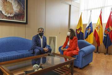 Visita oficial a Telde de Román Rodríguez, vicepresidente del Gobierno de Canarias/TA y Acfi Press.