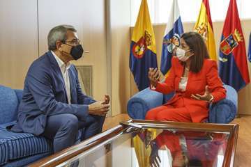 Visita oficial a Telde de Román Rodríguez, vicepresidente del Gobierno de Canarias/TA y Acfi Press.