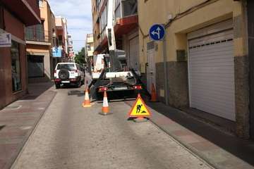 Telde comienza la instalación de las luces navideñas en sus calles/TA y Francisco Javier Santana.