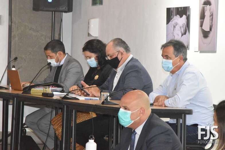 Ediles del Gobierno de Telde en el Pleno de este jueves/Francisco Javier Santana.