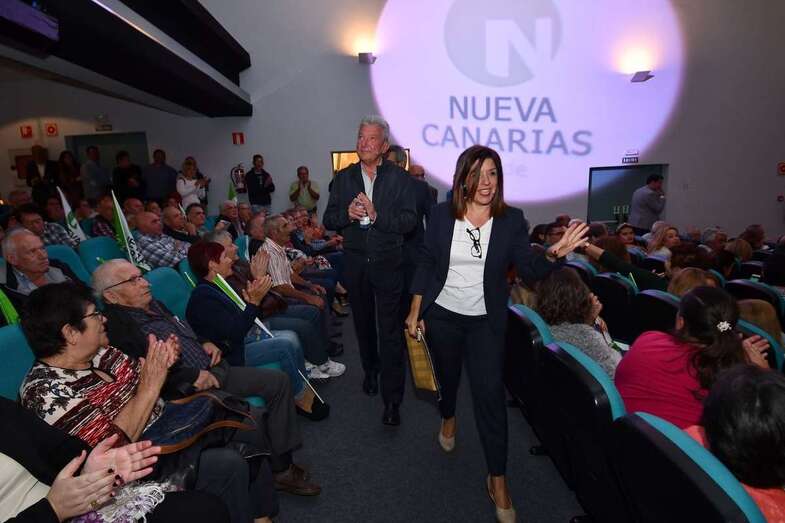 Imagen de archivo de un acto electoral de NC en Telde/TA.
