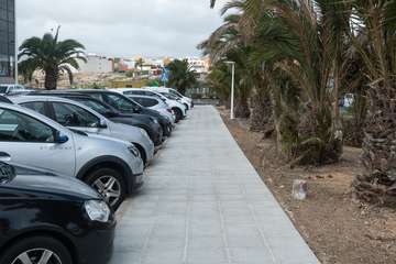 Visita institucional de Antonio Morales, presidente del Cabildo, al municipio de Telde(TA y Francisco Javier Santana.