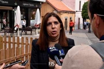 Visita institucional de Antonio Morales, presidente del Cabildo, al municipio de Telde(TA y Francisco Javier Santana.