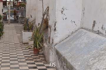 Humedades que presenta el templo neoclásico de Los Llanos/Francisco Javier Santana.