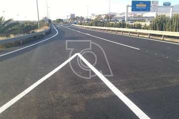 Asfaltado de la salida de La Estrella hacia la GC-1/TA.