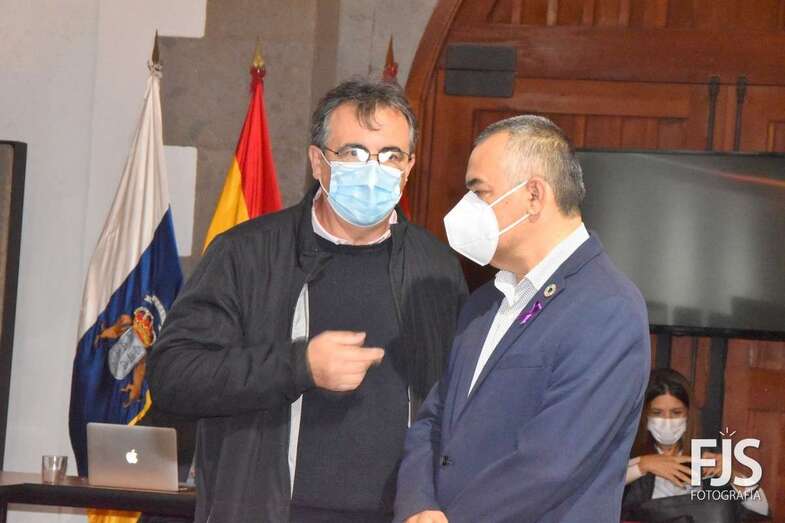 Imagen de archivo de Juan Francisco Artiles y Álvaro Monzón, miembros del Gobierno de Telde/Juan Francisco Artiles.