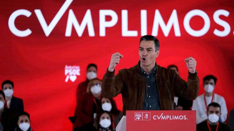 Pedro Sánchez, presidente del Gobierno de España, en un acto de su partido político/Multimedia.