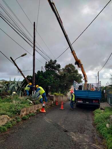 Labores acometidas este miércoles por Elecnor/TA.
