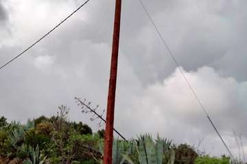 La carretera Montaña del Palmital luce renovados puntos de luz/TA.