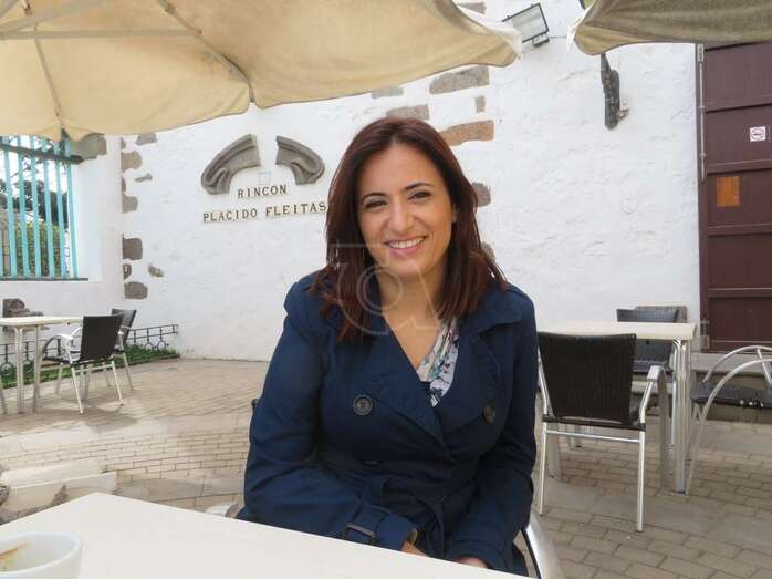 Sonia Cáceres Ruiz durante la entrevista concedida a TELDEACTUALIDAD/TA. Sonia Cáceres Ruiz durante la entrevista concedida a TELDEACTUALIDAD/TA.