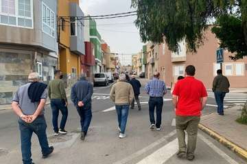Visita del PP al barrio de El Goro/TA.