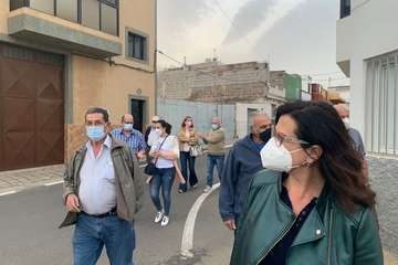 Visita del PP al barrio de El Goro/TA.