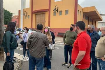 Visita del PP al barrio de El Goro/TA.