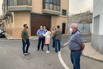Visita del PP al barrio de El Goro/TA.