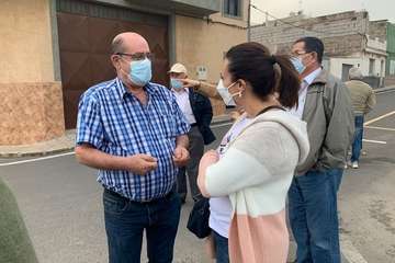 Visita del PP al barrio de El Goro/TA.