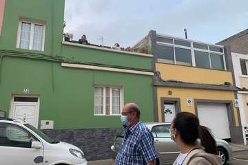 Visita del PP al barrio de El Goro/TA.