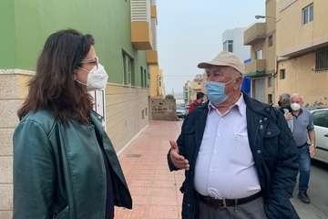 Visita del PP al barrio de El Goro/TA.