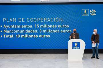El Cabildo presentó este martes el Plan de Cooperación con los Ayuntamientos y las Mancomunidades/TA.