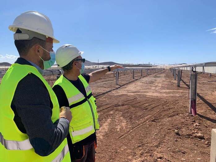 Terrenos donde se instalará el parque fotovoltaico/TA.