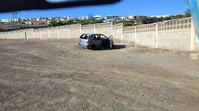 Solar acondicionado en las últimas horas junto al campo de fútbol/TA.