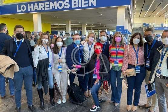 Representación de Telde en el Congreso Nacional del PP en Sevilla/TA.