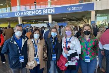 Representación de Telde en el Congreso Nacional del PP en Sevilla/TA.