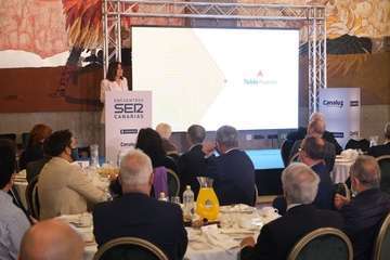 Intervención de la alcaldesa de Telde, Carmen Hernández, en el Encuentro SER Canarias/TA.