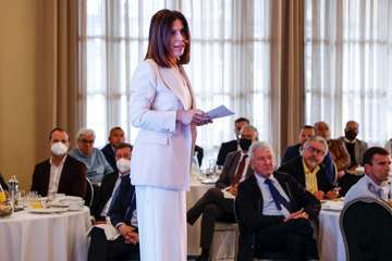 Intervención de la alcaldesa de Telde, Carmen Hernández, en el Encuentro SER Canarias/TA.