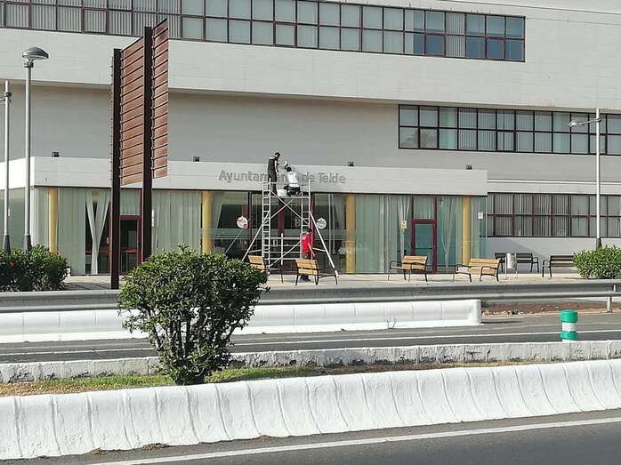 Oficinas administrativas del Ayuntamiento de Telde en El Cubillo/TA.