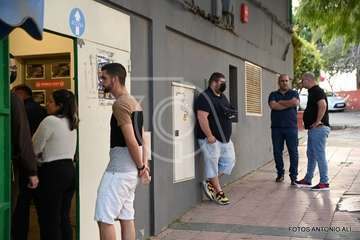 Asamblea local del PSOE de Telde, este miércoles en el terrero de lucha de Lomo Cementerio/Antonio Alí.