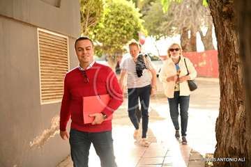 Asamblea local del PSOE de Telde, este miércoles en el terrero de lucha de Lomo Cementerio/Antonio Alí.