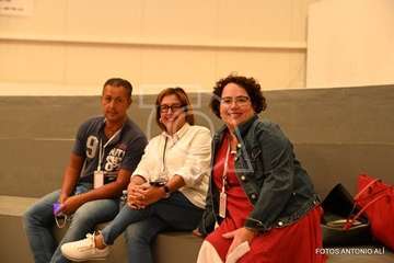 Asamblea local del PSOE de Telde, este miércoles en el terrero de lucha de Lomo Cementerio/Antonio Alí.