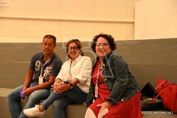 Asamblea local del PSOE de Telde, este miércoles en el terrero de lucha de Lomo Cementerio/Antonio Alí.